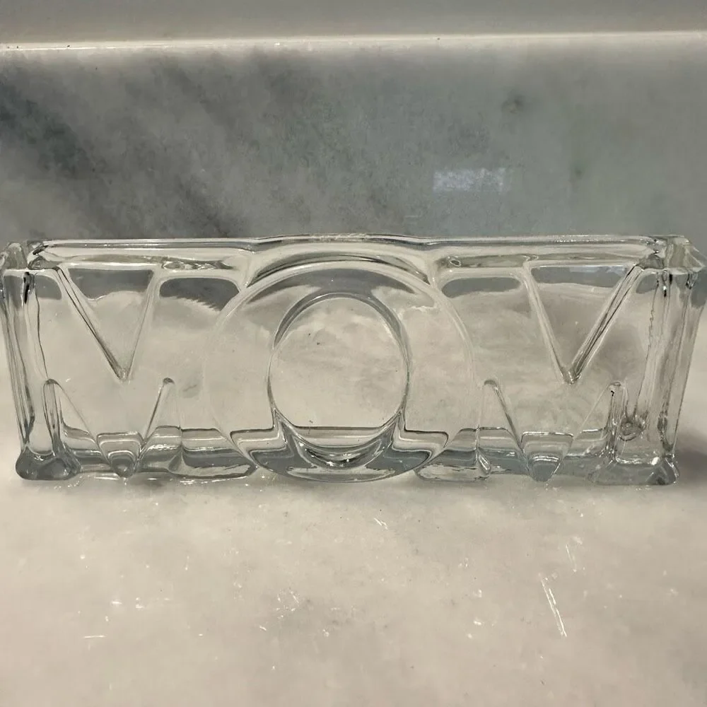Vintage 1983 Avon Glass Paperweight MOM